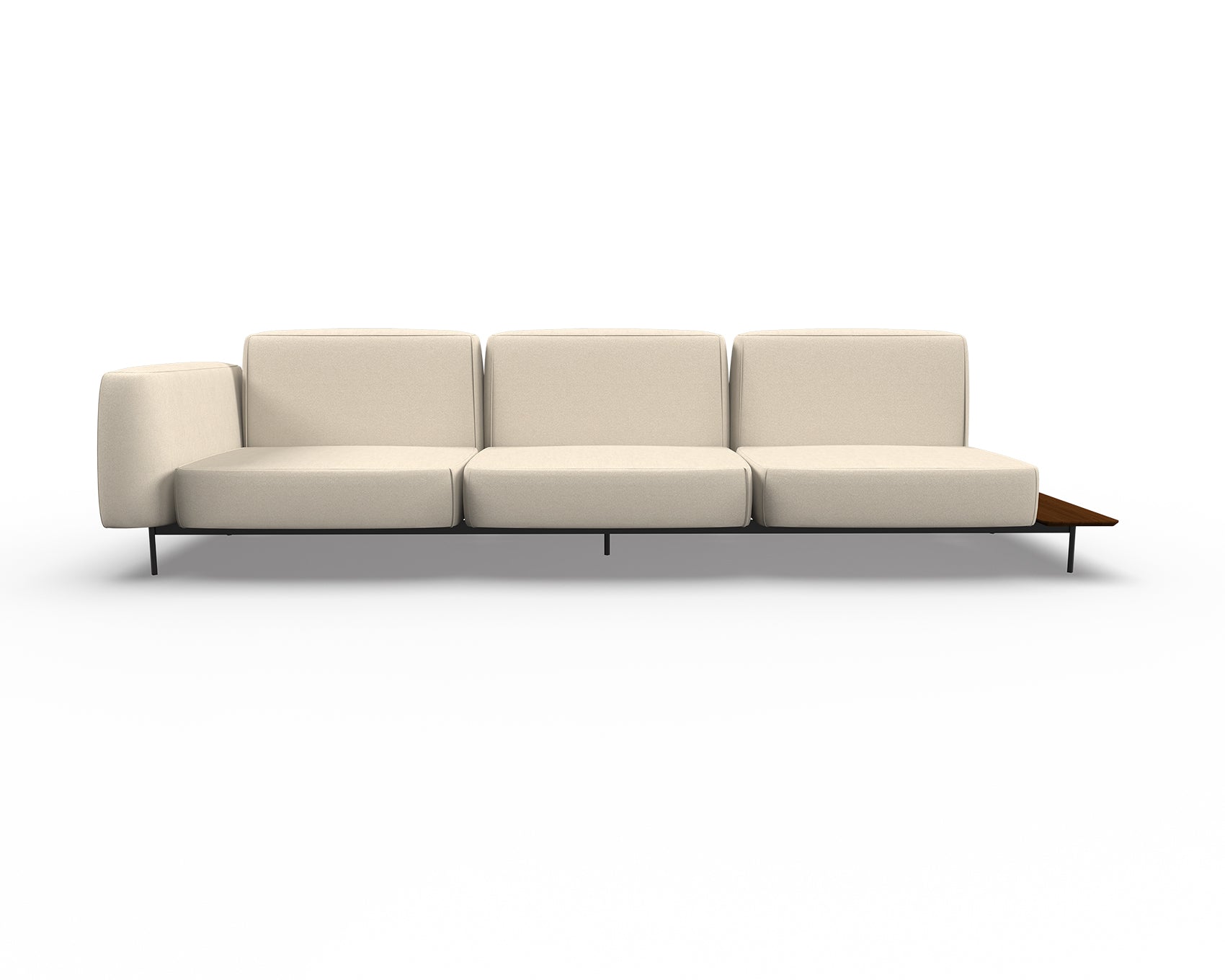 Noon 4 Seater Sofa with Right Shelf